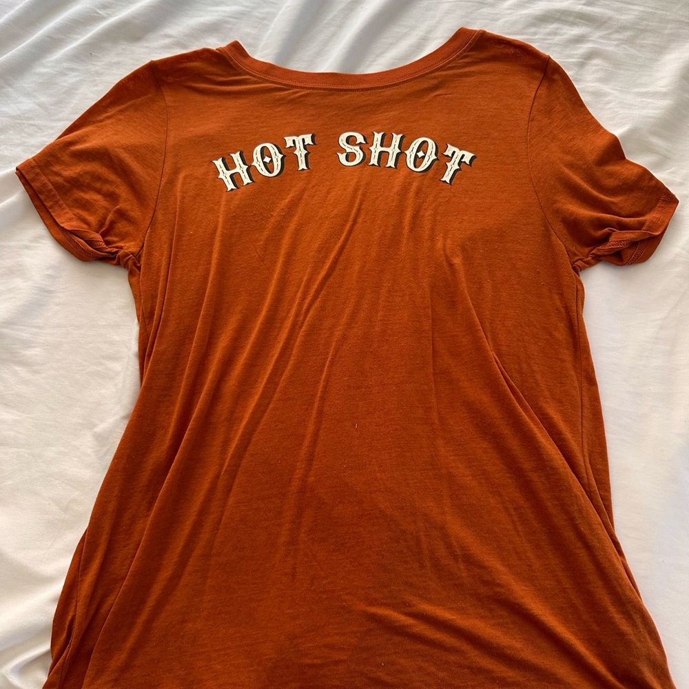 Shyanne Women's Orange Short Sleeve Tee
